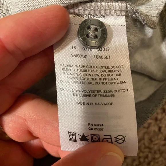RARE Columbia Omni Wick Polo Beach Scene Adult Mens Size Large Gray Unique Shirt - Picture 5 of 10